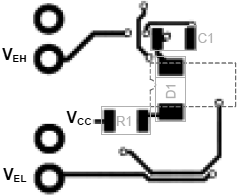 IR2214 PCB layout example BOTTOM fig24b