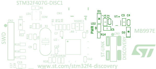 STM32F4DISCOVERY power